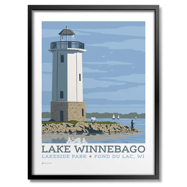 Lake Winnebago Lakeside Park Art Print