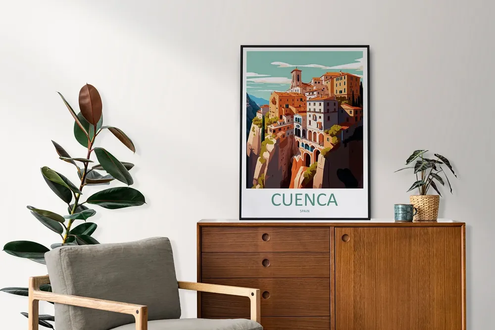 Cuenca Travel Poster, Spain Wall Decor - Image 2