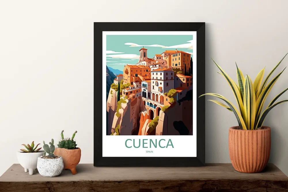 Cuenca Travel Poster, Spain Wall Decor - Image 3
