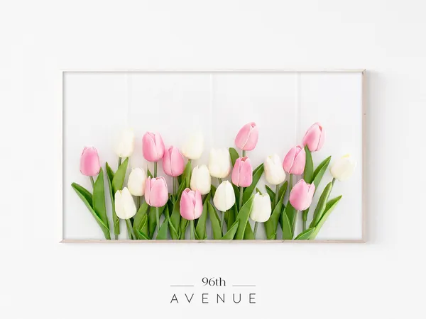 Spring Tulip Flowers Art Print