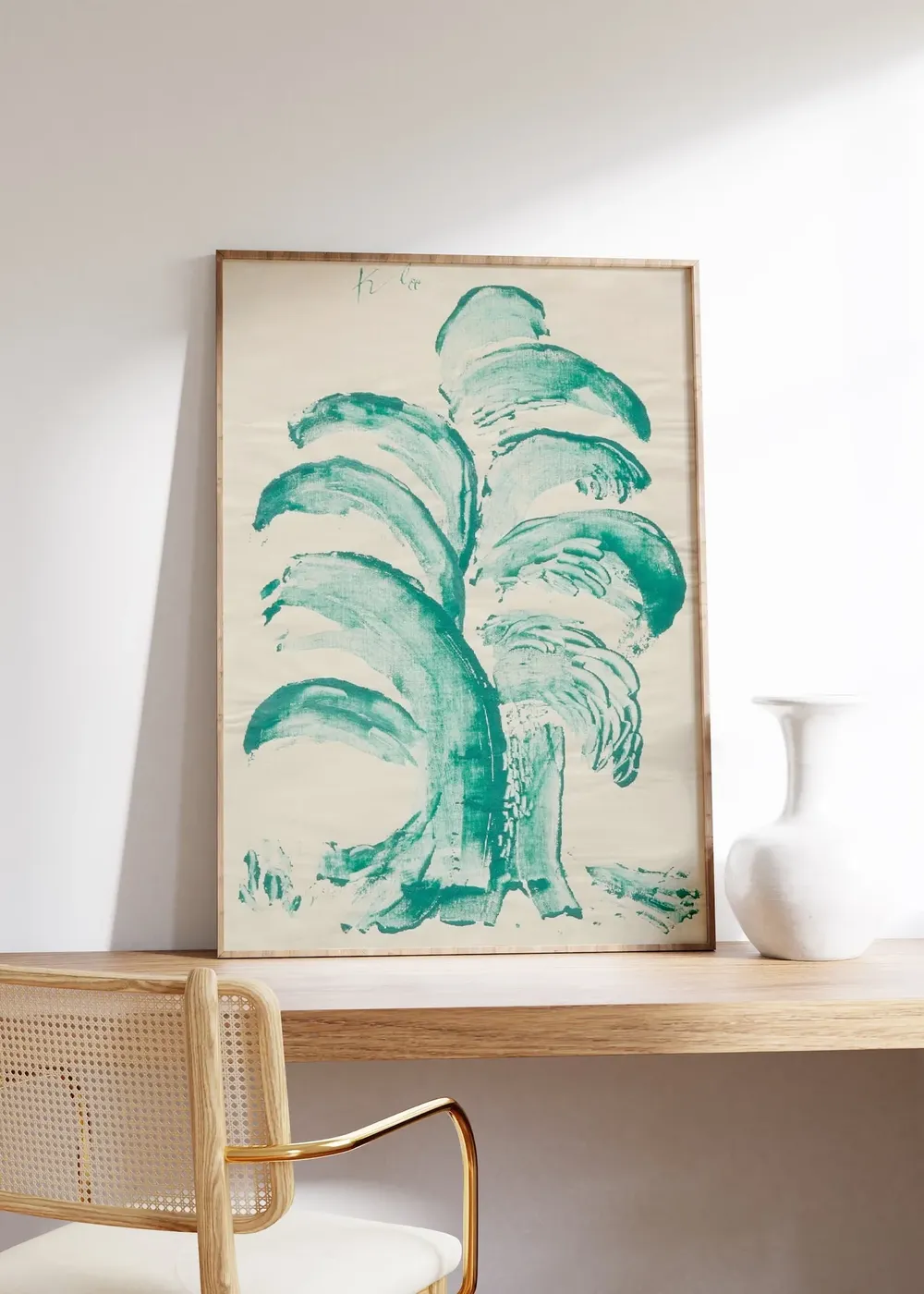 Palm Tree Painting, Paul Klee Vintage Art Deco Print - Image 3