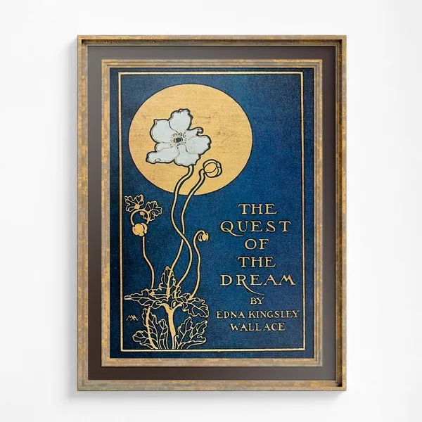 Vintage Quest Of The Dream Cover, Art Nouveau Poster