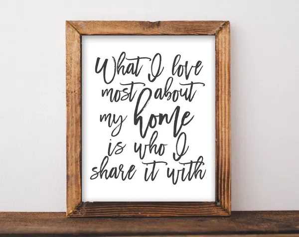 Family And Home Quotes Housewarming Love Art Print