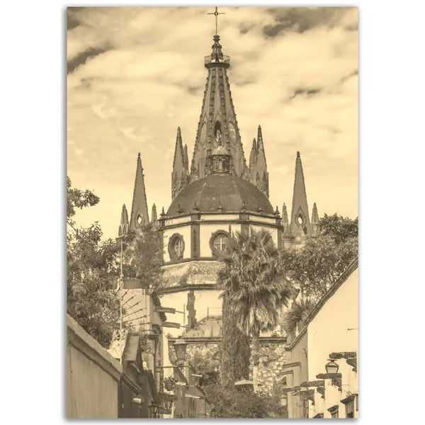 Vintage San Miguel De Allende Travel Poster