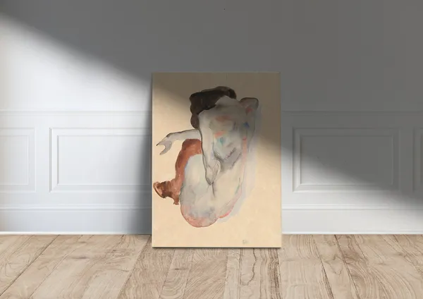 Egon Schiele Naked Lady 1912 Art Print