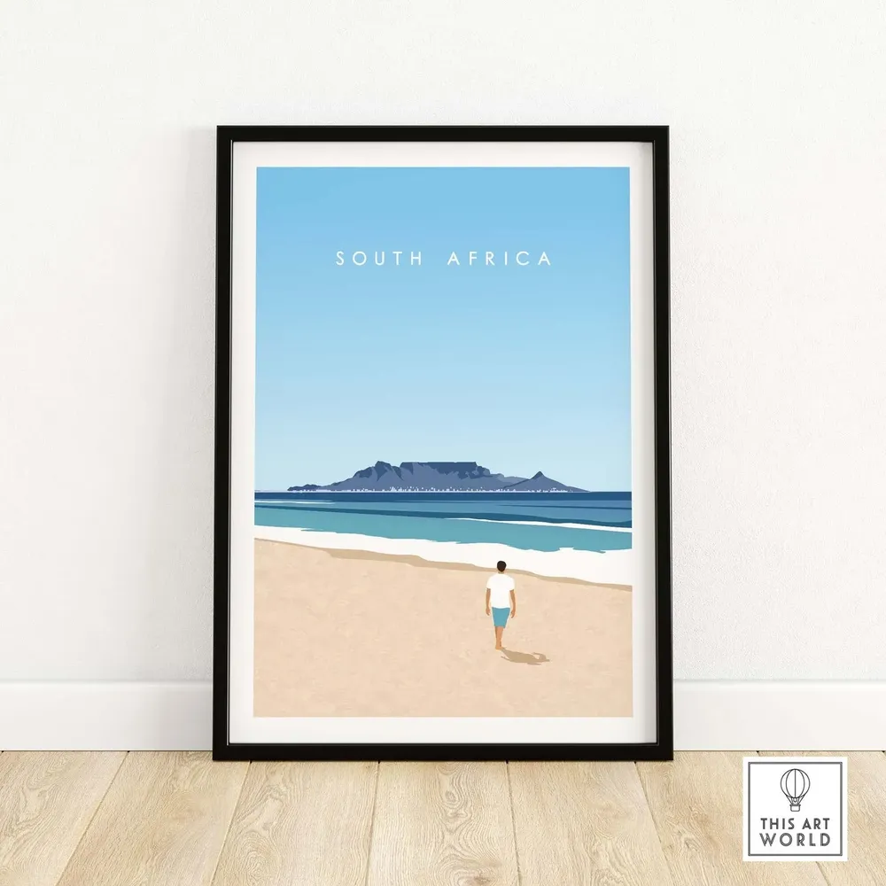 South Africa Travel Poster Print