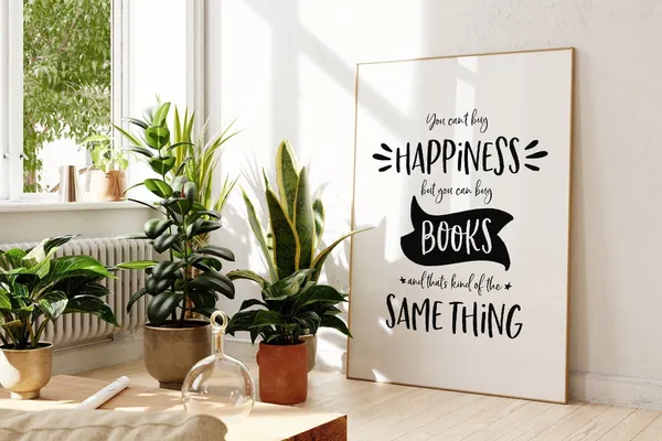 Book Quote Print, Literary Poster for Book Lovers