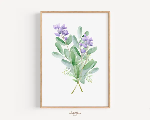 Eucalyptus Botanical Print, Botanical Wall Art