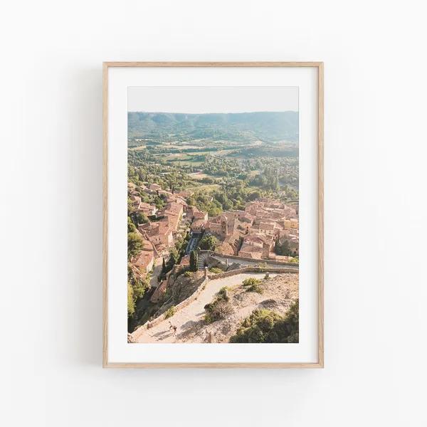 Provence Travel Poster, France Landscape Wall Art