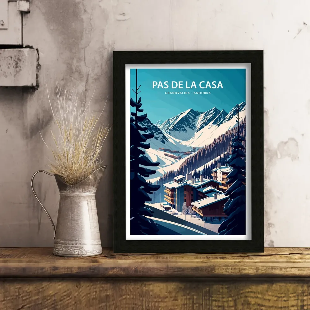 Pas De La Casa, Andorra Travel Poster - Image 2