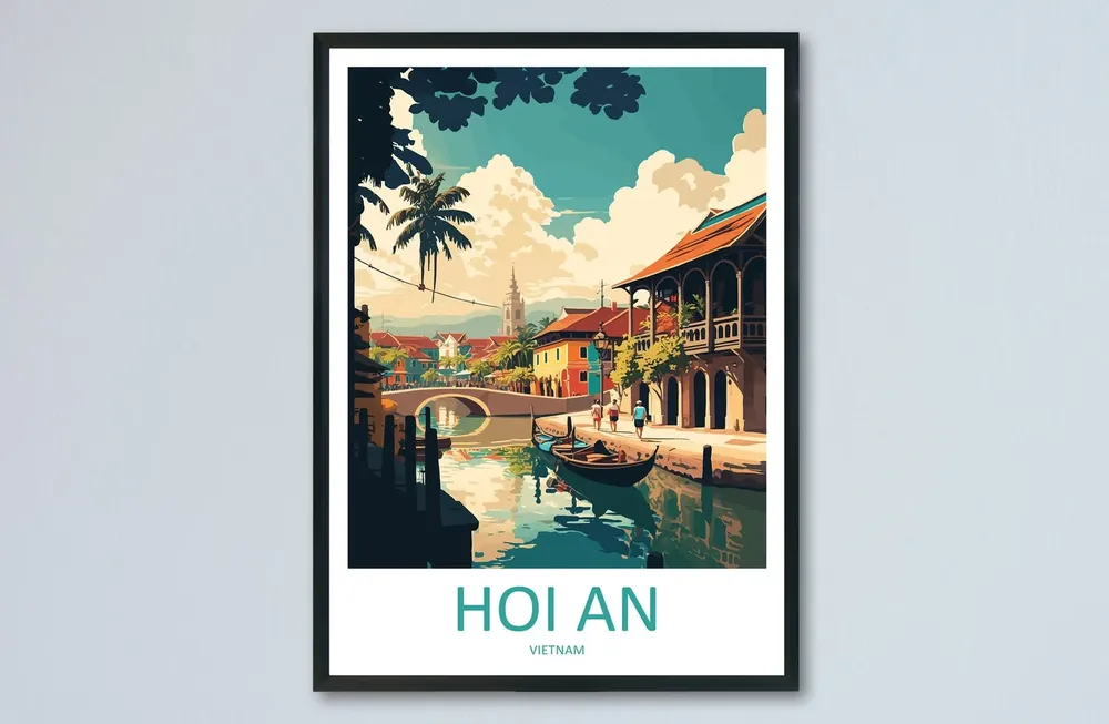 Hoi An Wall Hanging Travel Poster
