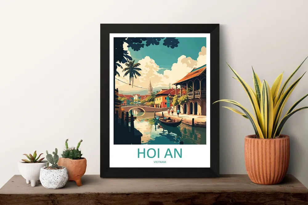 Hoi An Wall Hanging Travel Poster - Image 3