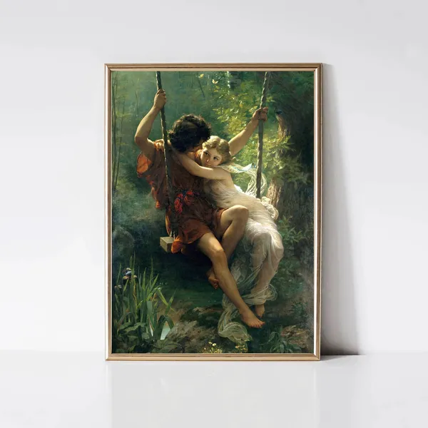 Springtime by Pierre Auguste Cot, Vintage Portrait Print