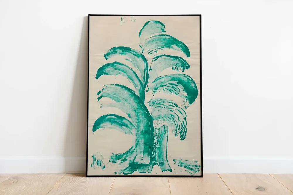 Palm Tree Painting, Paul Klee Vintage Art Deco Print - Image 2