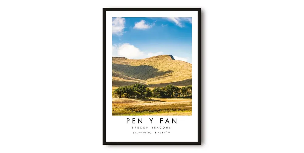 Pen Y Fan Brecon Beacons Travel Poster