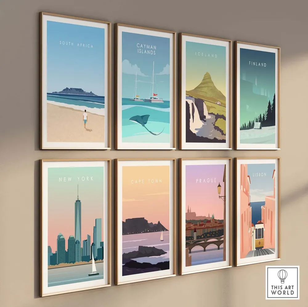 South Africa Travel Poster Print - Image 3