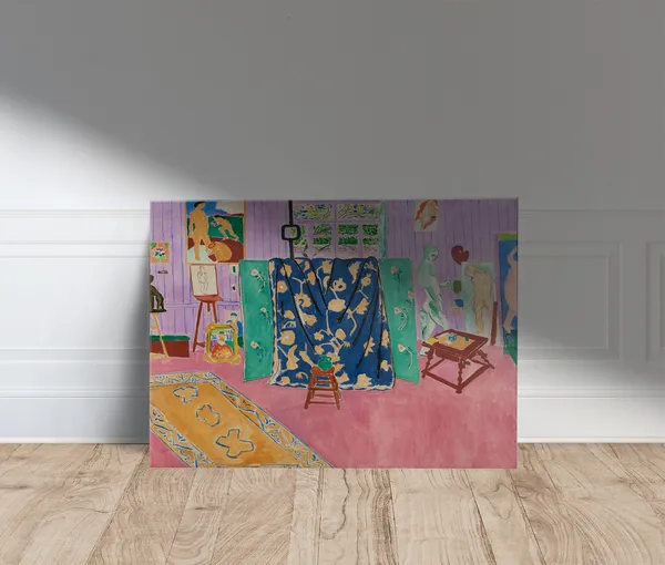Henri Matisse Exhibition Art Print, Studio Study
