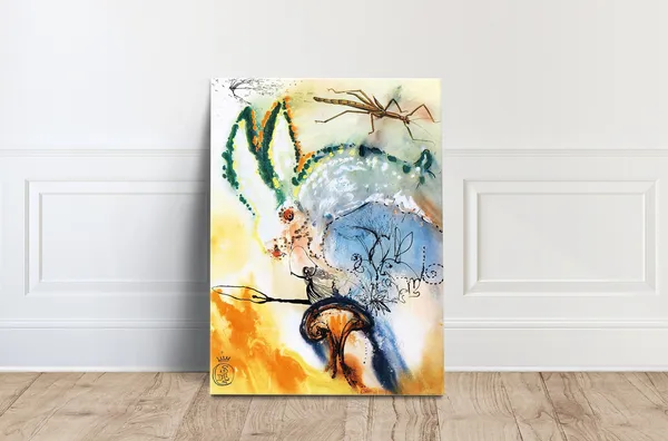 Salvador Dali Down The Rabbit Hole Poster