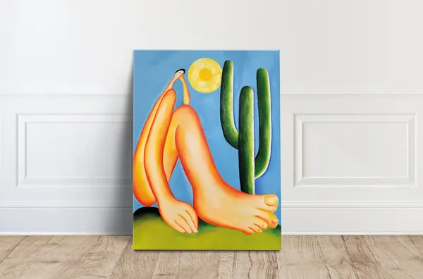 Abaporu, Brazil Art Poster Print