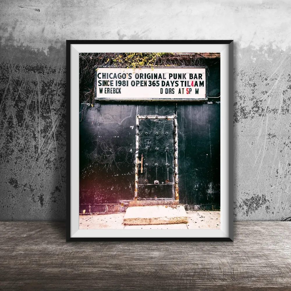 Exit Bar Chicago Photography Print