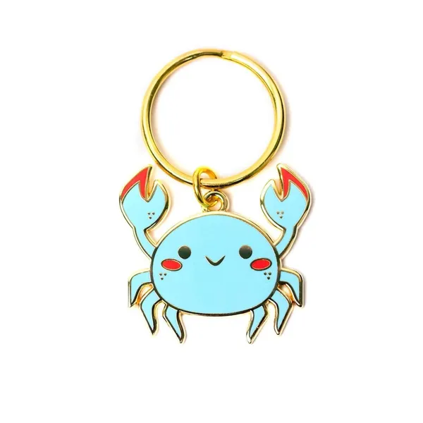 Blue Crab Keychain, Maryland Sea Life Charm Gift