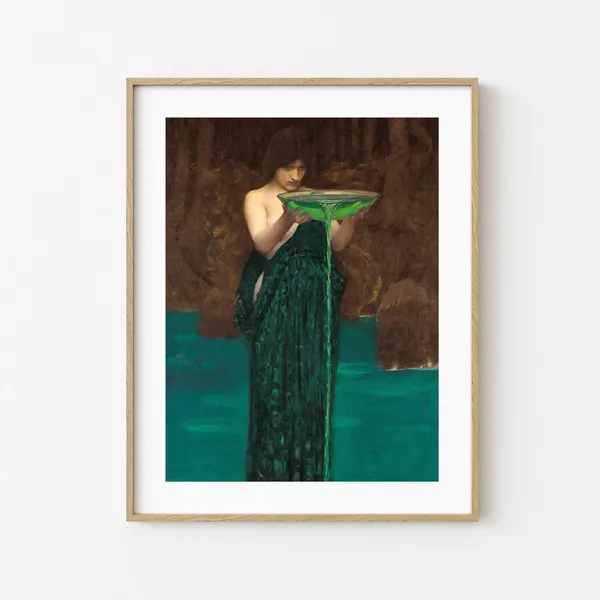 Circe Invidiosa by John William Waterhouse, Art Print