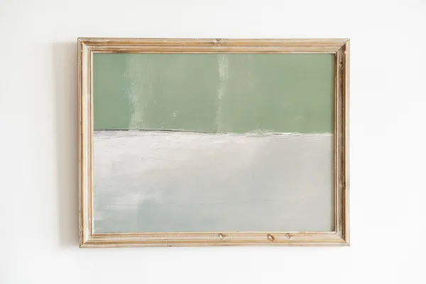 Sage Green Vintage Aesthetic Neutral Art Print
