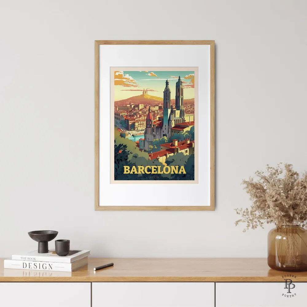 Barcelona Spain Wall Art Poster - Image 3