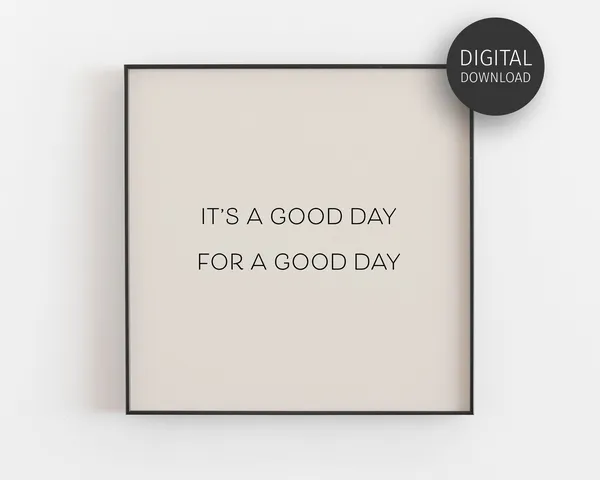 Positive Quote, Beige Motivational Office Poster