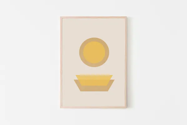 Egg Tart Art Print, Modern Dimsum Taiwan Decor