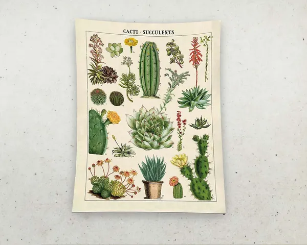 Cactus Minimalist Decor Tapestry Wall Hanging Art