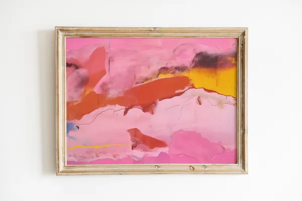 Hot Pink Maximalist Apartment Art Print