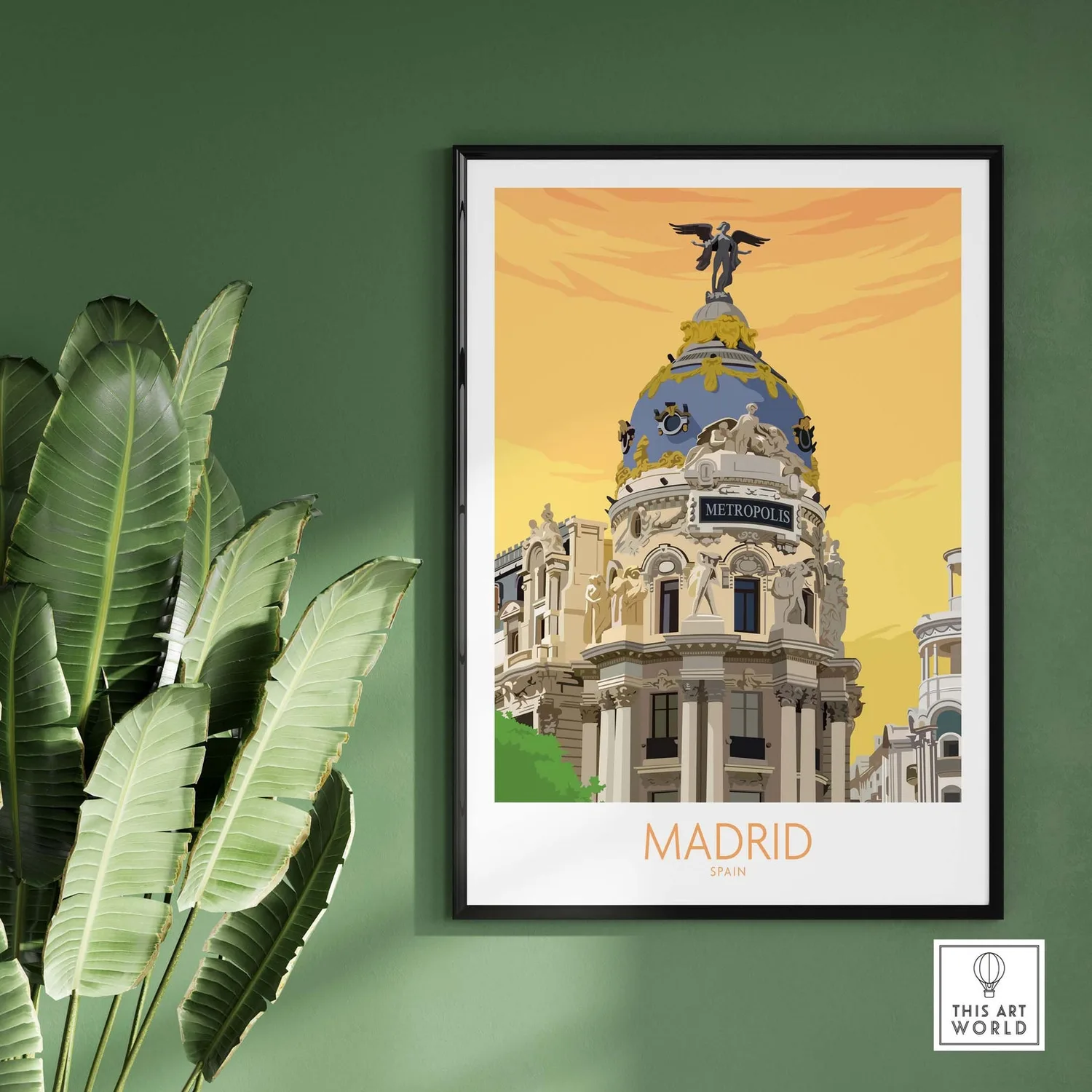 Madrid Spain Wall Art Print - Image 2