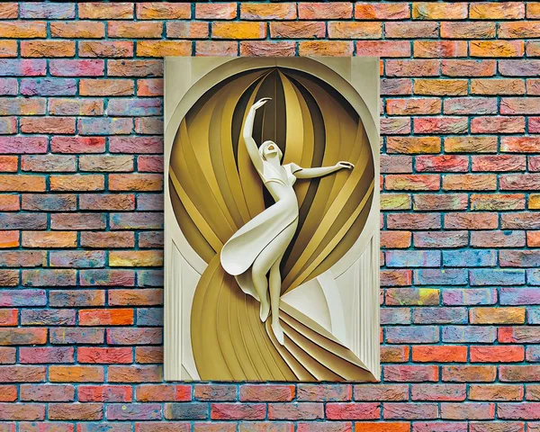 Ballerina Art Deco Poster Print, 1930s Retro