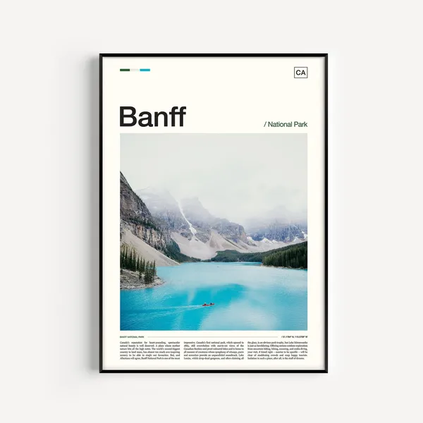 Banff National Park Travel Poster, Alberta