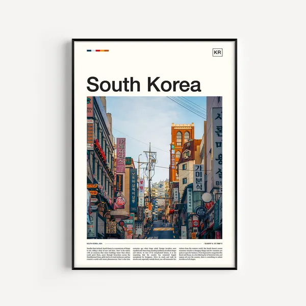 South Korea Korean Photography Poster Print