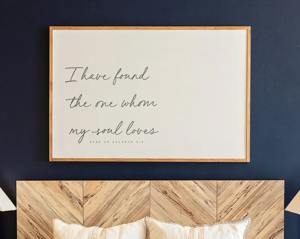 I Have Found The One Whom My Soul Loves Art Print