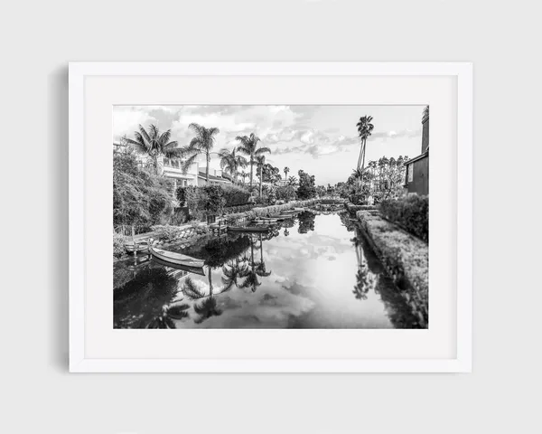 Venice Canals Photo, Venice California Travel Poster