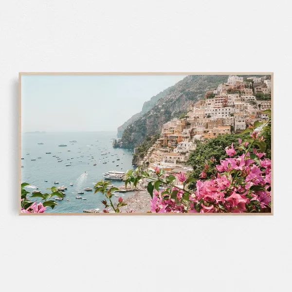 Positano Amalfi Coast Italy Travel Poster