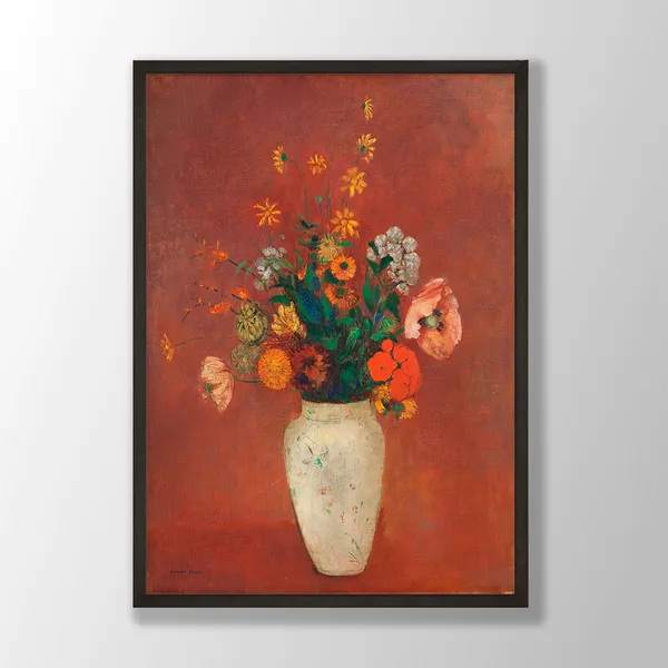 Odilon Redon Vase With Flowers Art Print