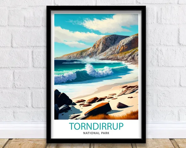 Torndirrup National Park Travel Poster, Western Australia