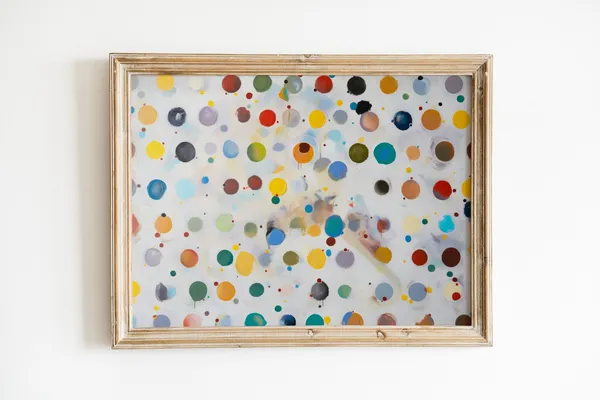 Polka Dot Painting Maximalist Apartment Art Print