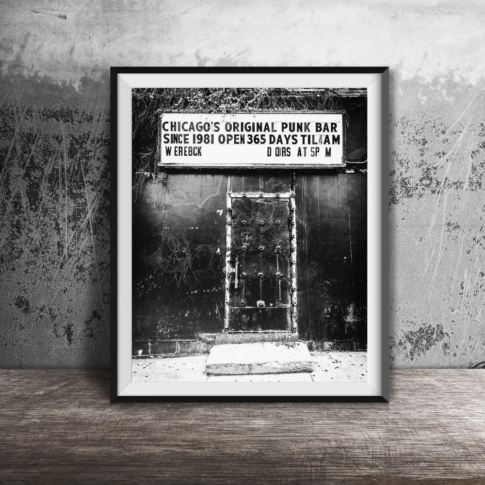 Exit Bar Chicago Photography Print - Image 2