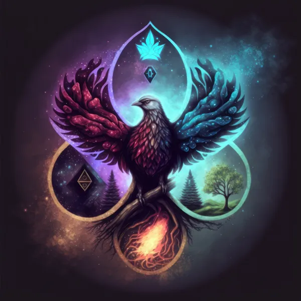 Phoenix Of The Elements Poster Art