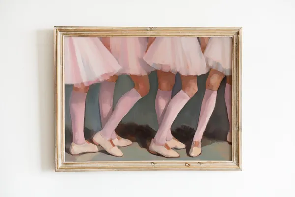 Ballet Pastel Academia Dance Poster Print