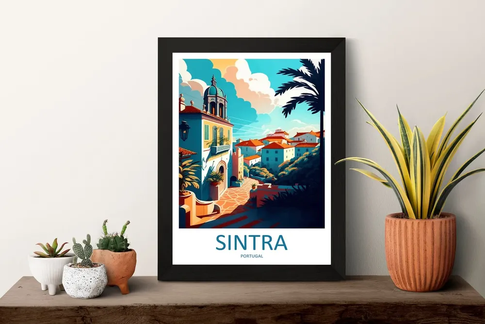 Sintra Travel Print, Portugal Wall Art - Image 3