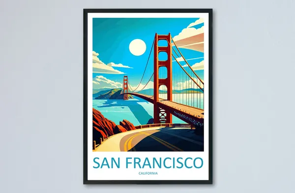 San Francisco Wall Hanging Home Decor Art Print