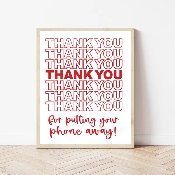 No Phones Sign Classroom Poster, Math Teacher Gift