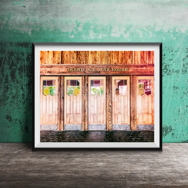 Grand Ole Opry House Nashville Sign, Art Print