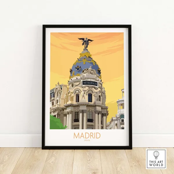 Madrid Spain Wall Art Print